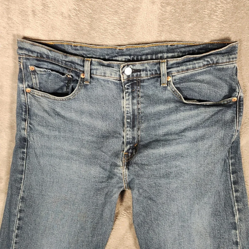 Levi's 505 Jeans Men's 38X32 Blue‎ Excellent Straight Leg  Regular Fit Denim